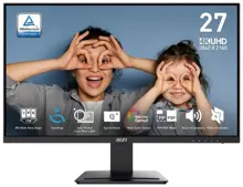 MSI 27 PRO MP273U 3840x2160 (UHD) FLAT IPS 60HZ 4MS ANTI-GLARE MONITOR