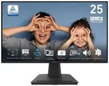 MSI 24.5 PRO MP252 1920x1080 (FHD) 16:9 FLAT IPS 100HZ 1MS ADAPTIVE-SYNC MONITOR