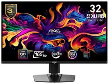 MSI 31.5 MAG 321UP QD-OLED 3840x2160 (UHD) 16:9 FLAT 1500R VA 165HZ 0.03MS FREESYNC PREMIUM GAMING MONITOR