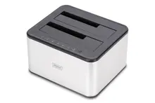 DIGITUS DA-71540-2 USB 3.0 dual SATA HDD docking station 2.5"/ 3.5 (SATA Docking Station USB 3.0, 2-port, 2.5"/3.5" SSD/HDD, clone function )