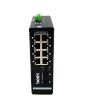 BN-ISW-2082PG Beek Yönetilebilir L2+ Endüstriyel PoE Switch<br>
8 x 10/100/1000T  IEEE802.3af/at PoE+ port (Port başına 30.8 watt) (PoE Güç Bütçesi maks.  120/240 Watt)<br>
2 x 1/10G SFP+<br>
Din-Ray montajına uygun<br>
B