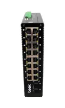 BN-ISW-2162PG Beek Yönetilebilir L2+ Endüstriyel PoE Switch<br>
16 x 10/100/1000T IEEE802.3af/at PoE+ port (Port başına 30.8 watt) (PoE Güç Bütçesi maks. 240 Watt)<br>
2 x 1/10G SFP+<br>
Din-Ray montajına uygun<br>
Beek 1