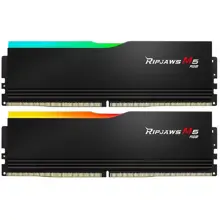 F5-6400J3648F16GX2-RM5RK GSKILL Ripjaws M5 Siyah RGB DDR5-6400Mhz CL36 32GB (2x16GB) Dual (36-48-48-96) 1.35V