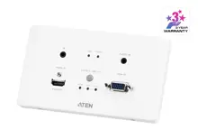 ATEN-VE2812AEUT HDMI & VGA HDBaseT Transmitter with EU Wall Plate / PoH (4K@100m) (HDBaseT Class A) (PoH PD)