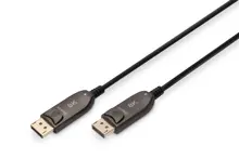 AK-340107-150-S DIGITUS DisplayPort AOC Connection Cable M/M, 15 m, UHD 8K, 8K@60Hz, DP 1.4, gold, bl