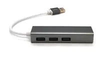BA-USB-HB3A-3A1GT Beek 3 Port USB 3.0 Hub & Gigabit LAN Adaptörü<br>
3 x USB A Dişi<br>
1 x USB A Erkek<br>
1 x 10/100/1000 RJ45 LAN port<br>
Win/Mac OS