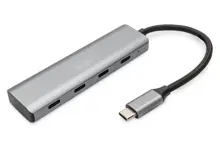 DA-70246 Digitus USB-C 4-Port Hub, 4 x USB-C port, 3.1 Gen1, 5Gbps<br>
Digitus USB-C 4 Port Hub, 4 x USB-C port, 3.1 Gen1, 5Gbps