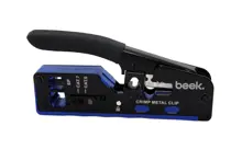 BN-MP-CT Beek CAT5/CAT6/Cat6A/CAT7 Konektörler ve 6P/6C (RJ-12), 6P/4C (RJ-11), 6P/2C (RJ-11) Modüler Fişler İçin Crimp Aleti/Sıkma Pensi, Mavi Renk<br>
Beek CAT5/CAT6/Cat6A/CAT7 Modular Plug Crimp Tool, Blue Color