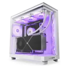 NZXT H6 Flow RGB Beyaz ATX Mid Tower Kasa - CC-H61FW-R1