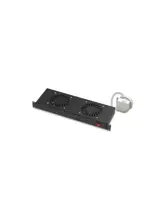 Lande LN-FAN-THM-2FFS-BL Fan Modulü 2 li fan modülü Termostatlı RAL 9005 Siyah Dikili tip