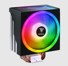 GAMDIAS BOREAS M1-610, LED Lights, 120mm, CPU  Kule Tipi Hava Soğutma, Doğrudan Temas Teknolojisine Sahip 6 adet Gelişmiş Bakır Isı Borusu (AMD AM4-AM5 ve INTEL Tüm işlemciler ile uyumlu)