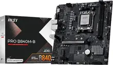 MSI PRO B840M-B AM5 DDR5 8000MHZ(OC) HDMI ,VGA,2X M.2 USB 5 GBS 2.5G LAN MATX
