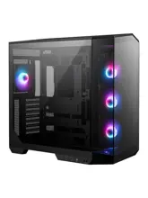 MSI MAG PANO 100R PZ Temperli Cam 3x120mm 1x120mm ARGB Fan ATX Panoramik Gaming Bilgisayar Kasası Siyah