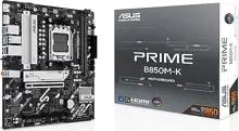 ASUS PRIME B850M-K AMD B850 AM5 DDR5 8200 DP HDMI ÇİFT M2 USB3.2 AURA RGB 2.5GBİT LAN MATX 8+2+1 GÜÇ AŞAMALARI, 1XGEN5 M.2, ADVANCED AI PC-READY