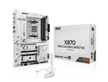 ASUS X870 MAX GAMING WIFI7 W AMD X870 AM5 DDR5 8000 HDMI 2XUSB4 3X M2 USB3.2 WİFİ 7 + BT AURA RGB 5GBİT LAN ATX 12+2+1 GÜÇ AŞAMALARI, ÇİFT USB4, 3XM.2