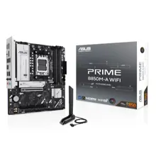 ASUS MB PRIME B850M-A WIFI AMD B850 AM5 DDR5 8000 2XDP HDMI 3X M2 USB3.2 WİFİ 6E + BT AURA RGB 2.5GBİT LAN MATX 256GB’A KADAR RAM DESTEĞİ, ASUS MB 5X