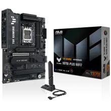 ASUS MB TUF GAMING X870E-PLUS WIFI7 AMD X870 AM5 DDR5 8000 HDMI 2XUSB4 4X M2 USB3.2 WİFİ 7 + BT AURA RGB 2.5GBİT LAN ATX 16+2+1+1 GÜÇ AŞAMALARI, ÇİFT 