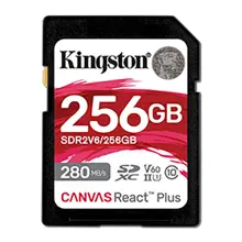 Kingston 256GB React+ SDXC SDR2V6/256GB