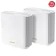 ASUS ZenWiFi BT8(W-2-PK) / BULK BE14000 WiFi7 Tri-Band Kablosuz Mesh Sistemi (Beyaz İkili Paket)