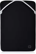 HP 2F2J1AA REVERSIBLE PROTECTIVE BLACK/SILVER 14.1 LAPTOP SLEEVE