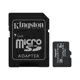 Kingston SDCIT2/8GB 8GB microSDHC Industrial C10 A1 pSLC Card + SD Adapter Hafıza Kartı