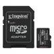 Kingston SDCS3/128GB 128GB MicroSDXC Canvas Select Plus Gen3 150MB/s A1 Card + Adapter