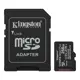 Kingston 256GB microSDXC SDCS3/256GB Canvas Select Plus Gen3 150MB/s A1 Card + Adapter