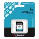 Kingston SDG4-1TB 1TB SDXC Canvas Go Plus Gen4 200MB-s C10 UHS-I U3 V30 Hafıza Kartı