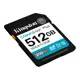 Kingston SDG4/512GB 512GB SDXC Canvas Go Plus Gen4 200MB-s C10 UHS-I U3 V30 Hafıza Kartı