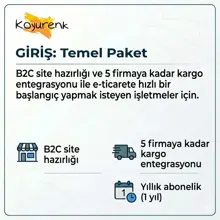 E-Ticaret Entegrasyonu Giriş Paketi