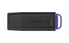 Kingston DTXG2/512GB - 512GB Portable USB 3.2 Gen 1 DataTraveler Exodia Black-Purple Flash Bellek