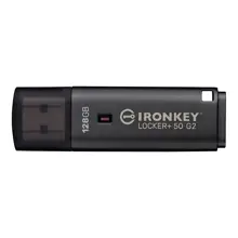 Kingston 128 GB IronKey Locker Plus 50 IKLP50G2/128GB  Flash Bellek