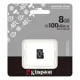 Kingston 8GB - SDCIT2/8GBSP MicroSDHC/SDXC Endüstriyel Kart