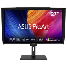 ASUS ProArt PA27UCGE 27 4K IPS 3840x2160 1MS 160HZ 600CD DP HDMI USB-C HOPALÖR VESA 3YIL  98% DCI-P3, DONANIMSAL KALİBRASYON, HDR-10, HLG, AUTO KVM,PD 96W PIVOT MONİTÖR