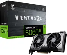 MSI VGA GEFORCE RTX 5060 TI 16G VENTUS 2X OC PLUS RTX5060TI 16GB GDDR7 128B DX12 PCIE 5.0 X16 (3XDP 1XHDMI)