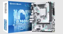 Maxsun Gaming WIFI ICE B760-M LGA1700 DDR4 4400 Mhz M.2 HDMI mAtx Intel Anakart Beyaz MS-B760M-GAMING-WIFI-ICE