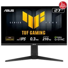 ASUS TUF GAMING VG27AQL5A 27 FAST IPS 2560x1440 0.3ms 210Hz 350cd DP HDMI USB Hoparlör VESA 3YIL EYECARE  FLICKER-FREE PİVOT DÜŞÜK MAVİ IŞIK MONİTÖR