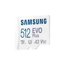 Samsung 512GB Evo Plus MB-MC512SA/EU - SDXC Class 3 (U3) UHS-I microSD Hafıza Kartı