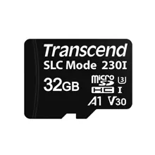 Transcend 32GB TS32GUSD230I Industrial microSDHC UHS-I U3 V30 A1 Hafıza Kartı