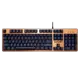 GAMDIAS AURA GK1, USB Kablolu, İngilizce,  Rainbow Backlight, Red Mekanik Switch, Bronz Edition, Gaming Klavye