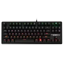 GAMDIAS HERMES-E2, USB Kablolu, İngilizce,  Rainbow Backlight, Blue Mekanik Switch, Gaming Klavye