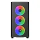 PowerBoost PB-P2252BB USB 3.0, ATX Mesh, Ring ARGB Fan, Siyah Kasa ( PSU YOK )