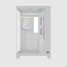 PowerBoost JBST-PBC9025W-750W 80+ Bronze ATX APFC 3.1 PCI-E 5.1 4*ARGB PWM Fan ATX SeaView Gaming Beyaz Kasa