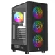 PowerBoost A700B 750W 80+ BRONZE ATX USB 3.0 Rainbow Fanlı Mesh Gaming Siyah Kasa JBST-PBA700B
