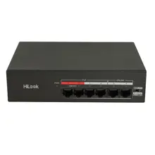 HILOOK NS-0106MP-35 10/100 4 PORT POE 2 PORT UPLINK FAST ETHERNET METAL SWITCH