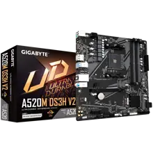 Gigabyte A520M DS3H V2 AM4 Ryzen DDR4 Hdmi Dp A520M-DS3H-V2