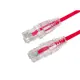 AGER 0.15metre CAT6 Utp Slim AWG28 AC-602-0015/R Kırmızı LSZH Patch Kablo (10lu Paket)