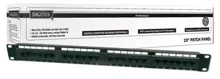 DN-91624U Digitus 19" 24 Port Cat-6 UTP Patch Panel, 8P8C, 50 µ (Mikron), Altın Kontak, LSA, 1U, Zırhsız