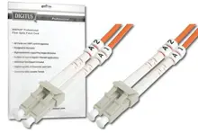 DK-2533-03/3 Digitus LC-LC Fiber Optik Patch Kablo, 3 metre, Multimode, Duplex, 50/125, OM3