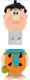Emtec F1000 Flistones Fred 8GB USB2.0